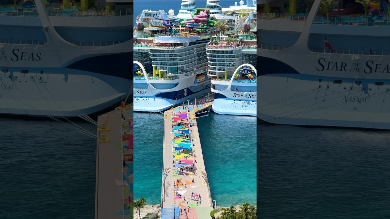 Biggest Ships in the World Icon of the Seas and Star of the Seas 🚢💙 