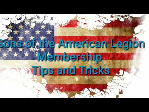 Sons of the American Legion   Tips and Tricks Membership Training