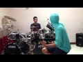 Jamming am studio drum bali