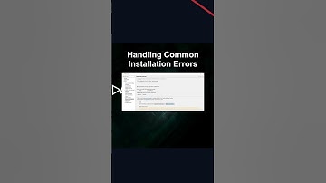 Handling Common Installation Errors ##ai ##artificialintelligence ##machinelearning ##aiagent