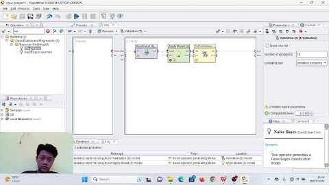 Tugas UAS Sistem Basis Data , tentang Pengujian Data Mining klasifikasi dengan data rapidminer 5