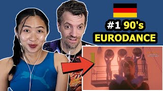 Our Reaction to Top 10 Best Songs of 90's German Eurodance!