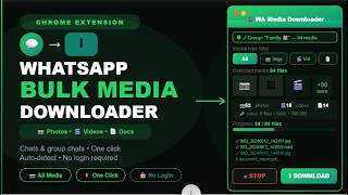 Save All WhatsApp Media in One Click – Images, Videos, PDF & Docs