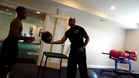 Phillip Hogan training at Russell Fitness, Ashburn...