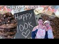CHEWY DOUBLE CHOCOLATE CHUNK COOKIES | HAPPY 100K SUBSCRIBERS
