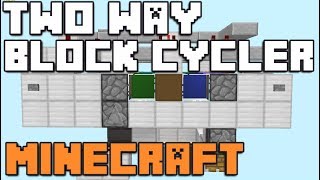 Minecraft: TWO WAY BLOCK SWAPPER! [PISTON TAPE]