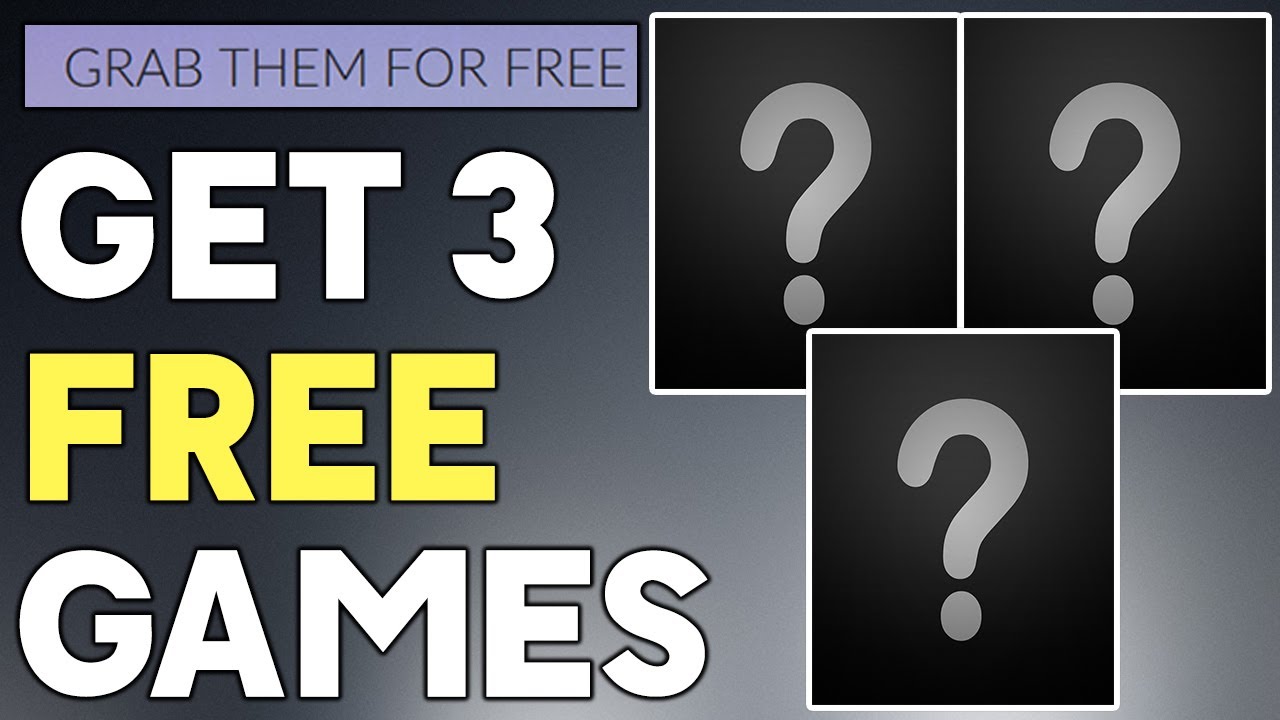 Get 3 FREE PC Games Right Now Play A Big PC Game FREE This Weekend YouTube
