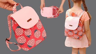 How to sew a small backpack easily - a detailed tutorial!