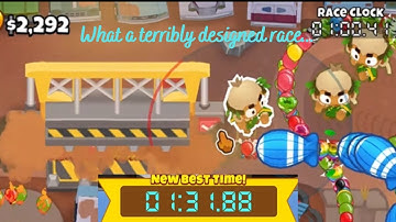 BTD6 Race #188: "Reduce, Reuse, Raceycle" in 1:31 (Top 50 Strat)