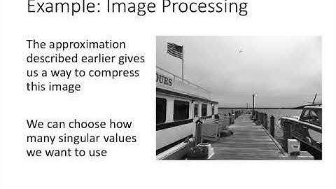 Linear Algebra - Lecture 43 - Image Processing