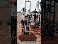 Soil Drilling Work Tool Using Motorized Earth Auger #worktool
