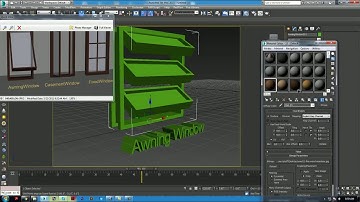 WINDOW creation in 3ds max    Modeling a PVC Window in 3ds Max