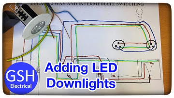 Wiring Diagram 2 Plate Method How to Add Multiple (More) LED Downlights (Spotlights) to Your Circuit