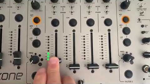 Allen Heath XONE 96 - Left / Right channel volume difference