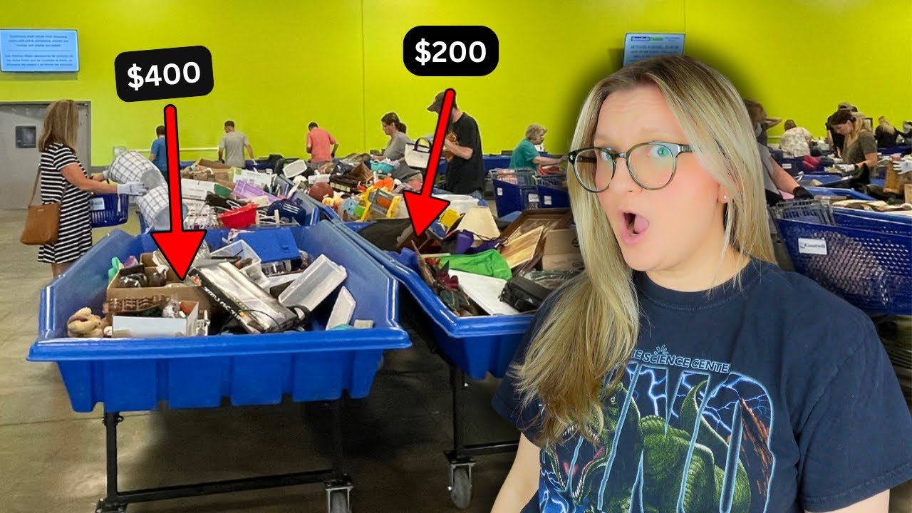 I Can't Believe No One Grabbed This!!! Goodwill Outlet Thrift Haul ...