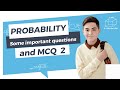 Probability MCQ And Questions 2