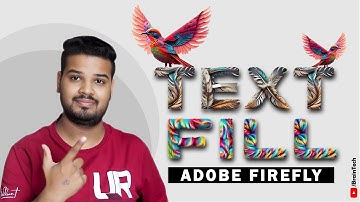 Create Amazing Text Effect with Adobe Firefly Text Fill - Power of AI video Part-02