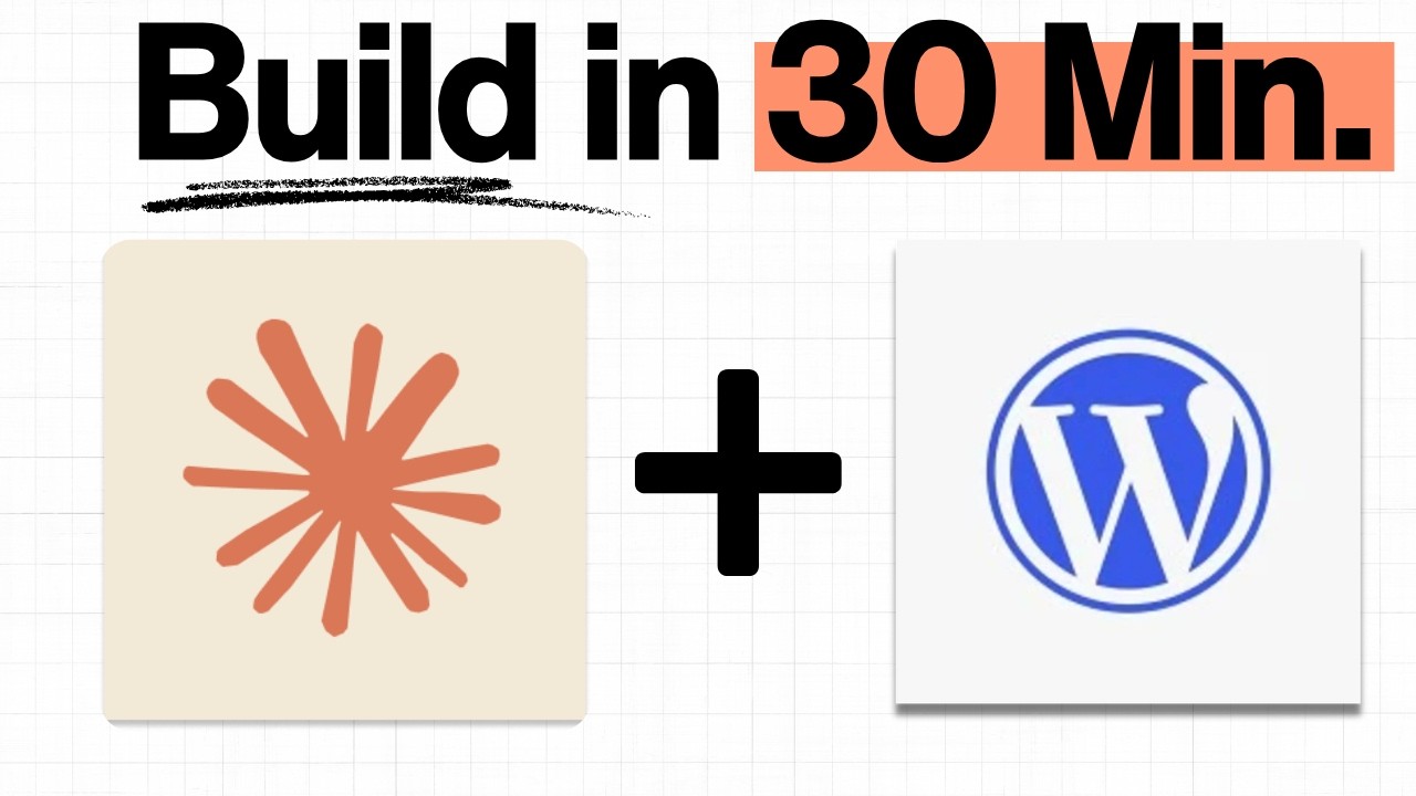 Claude Code + WordPress = Game Changer (Build Theme That SELLS 🤑) - YouTube