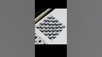 #34 || Easy zentangle patterns || zentangle doodle art || zentangle art step by step ||