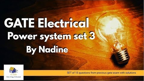 power system gate questions with solutions set 3