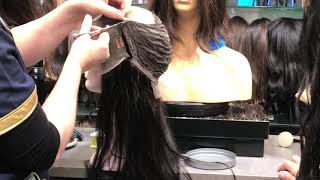 Как сделать накладку для волос/парика на повязке