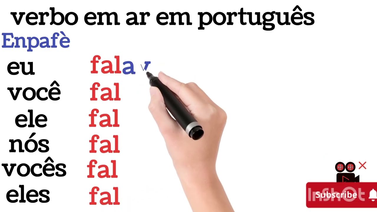 Kou pòtiguè pou Ayisyen, vin aprann konjigue vèb en AR ( videyo # 6 )