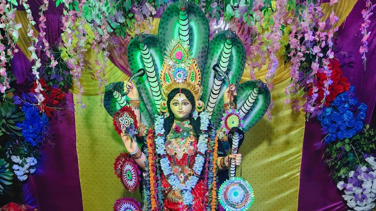 মা মনসা পূজা🙏🙏কীর্তন ও হরিলুট ❤️Jay Ma Manasa Puja Radhakanta Pur