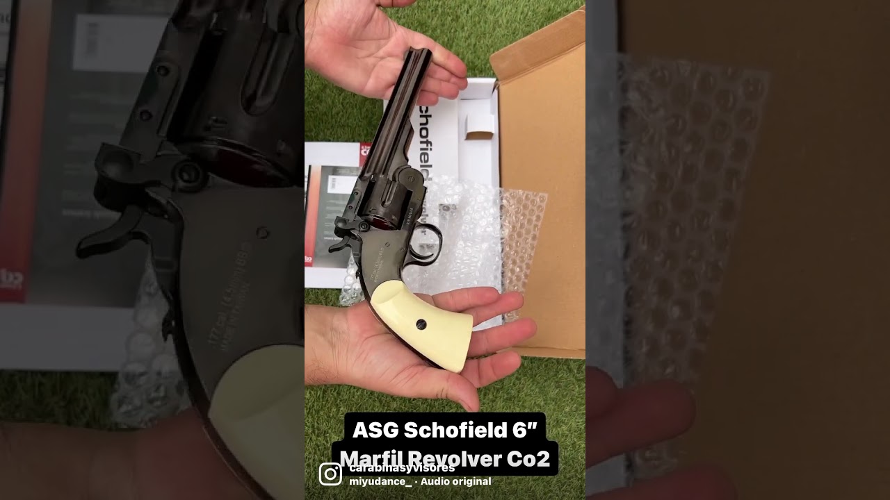 ASG Schofield 6” Marfil Revolver Co2. 