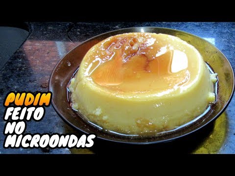 PUDIM DE MICROONDAS SIMPLES E DELICIOSO!