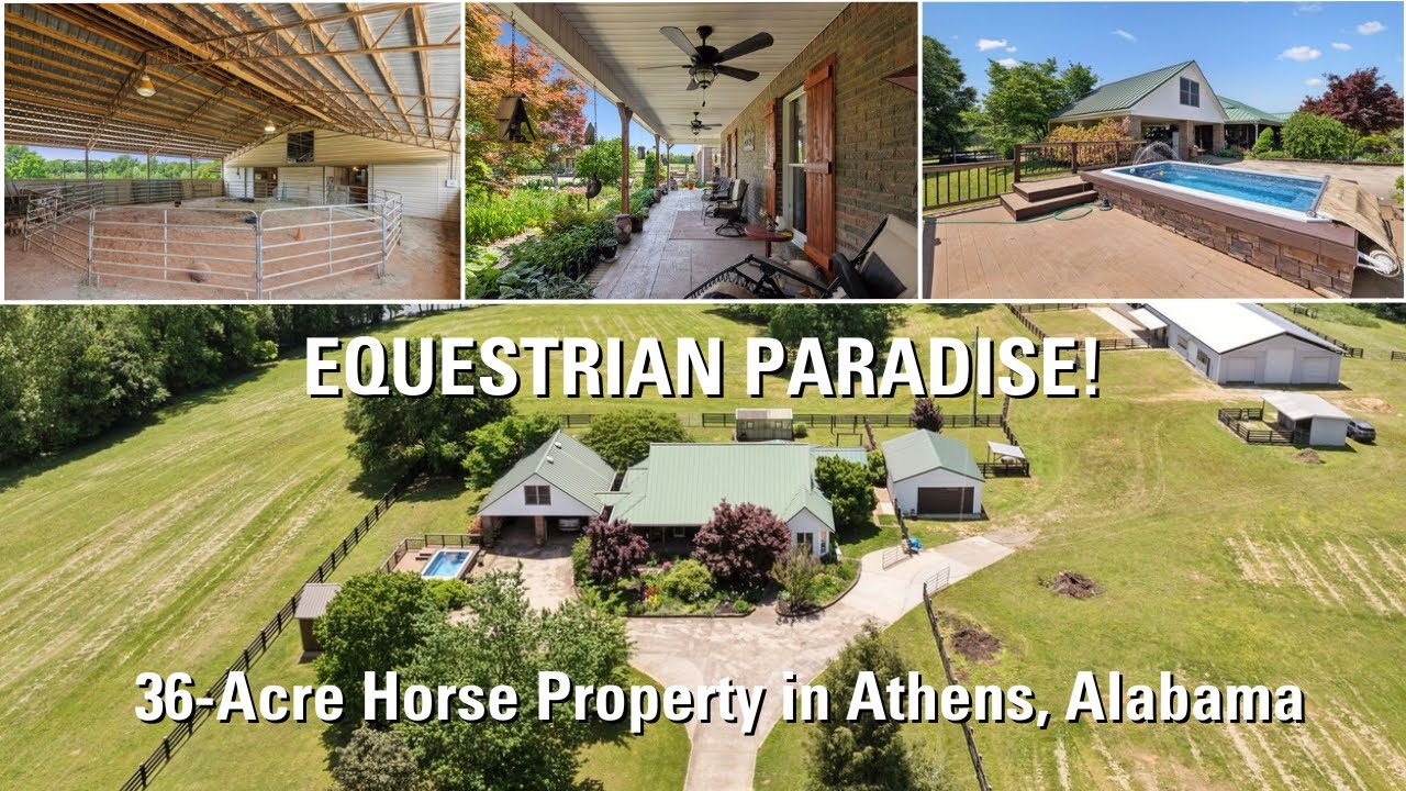 Premier 36-Acre Equestrian Estate in Athens, Alabama for Sale