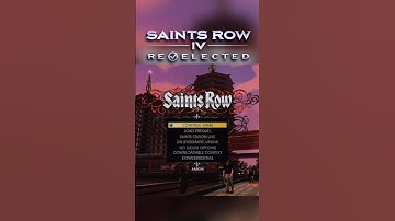 Saints Row Title Screen In Saints Row IV