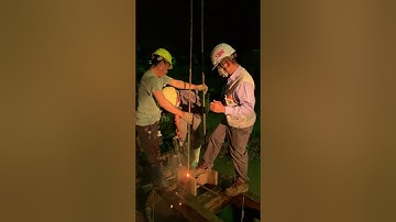 Thi công hạ KingPost H350 vào cọc khoan nhồi D1000 Part04