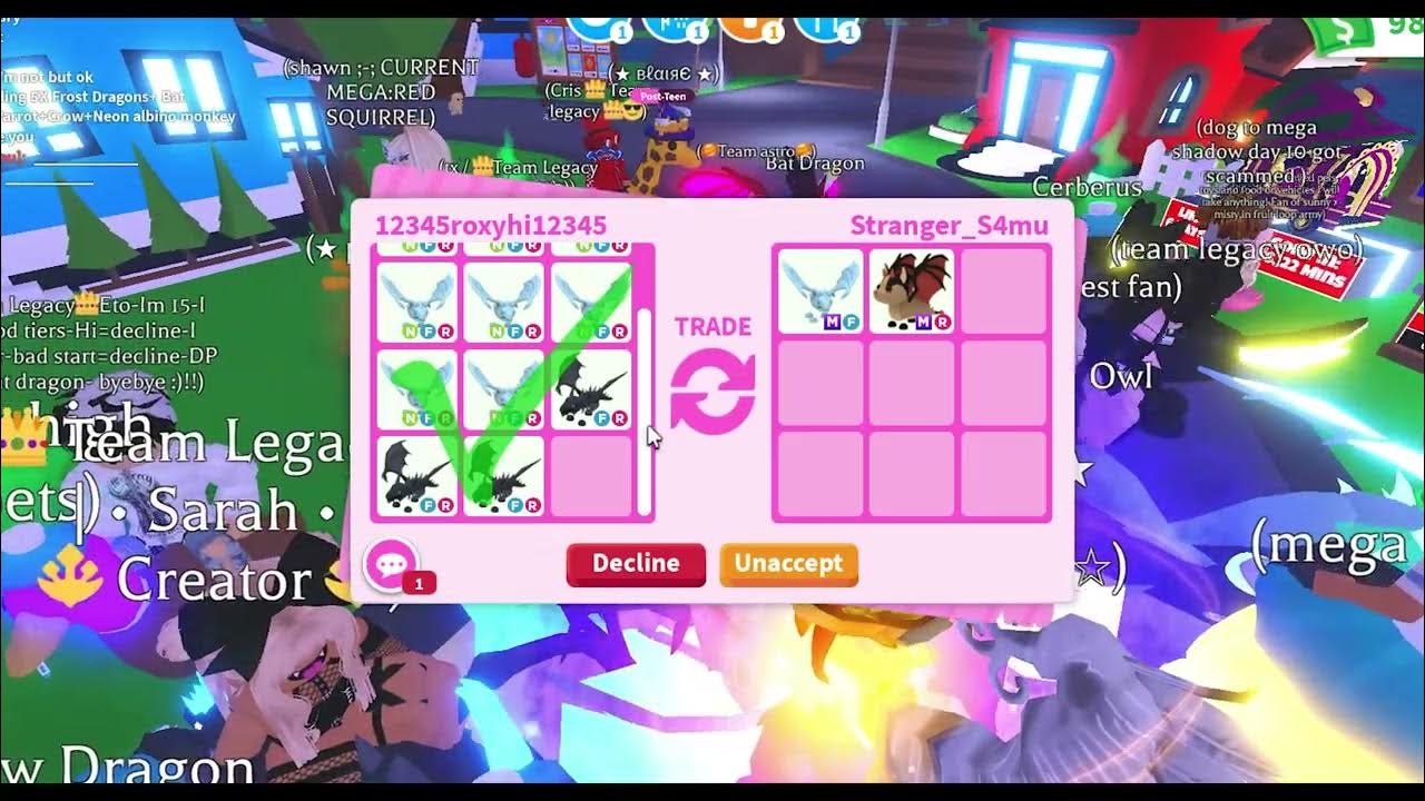 Trying to Get Back My Dream Pet Back In Adopt ME Trades YouTube