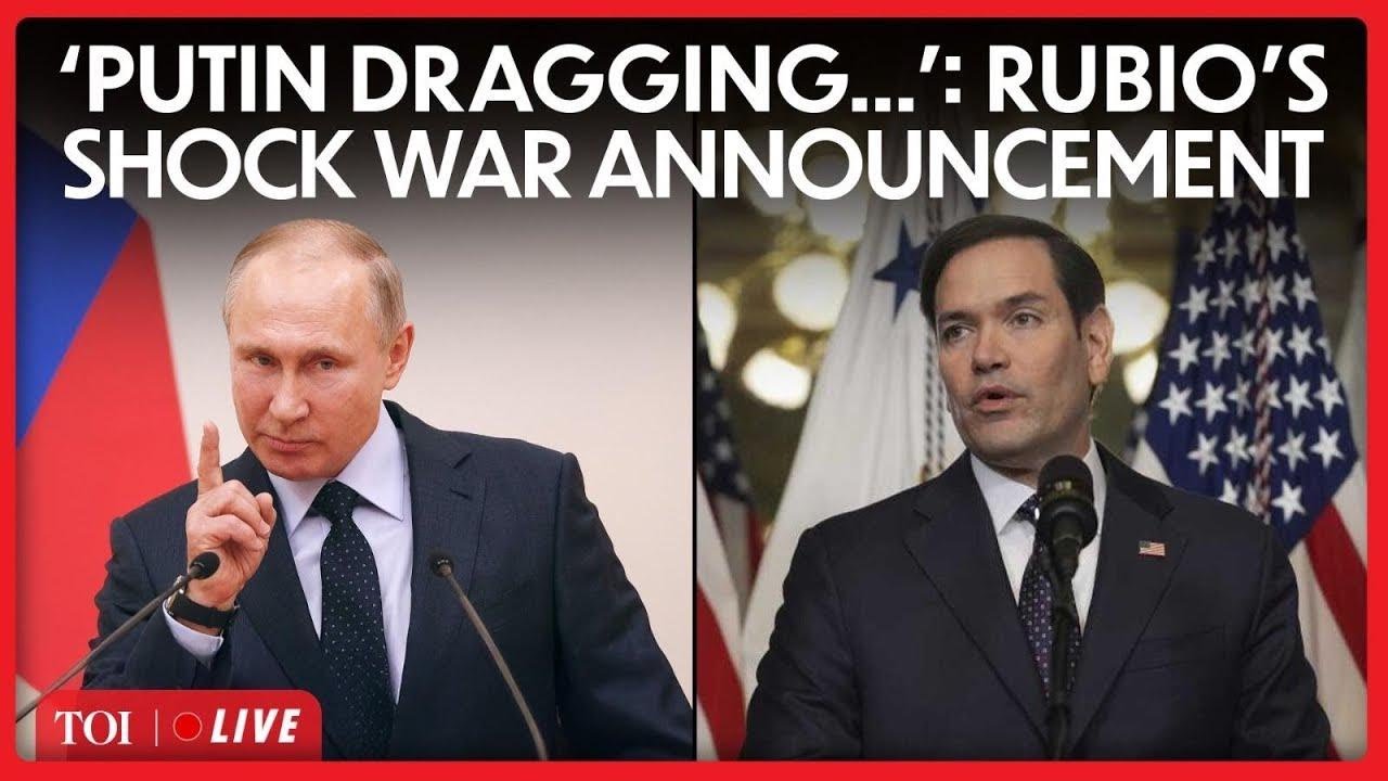 LIVE | ‘Trump Losing…’: Marco Rubio’s STUNNING Ultimatum To Putin | Trump News | Russia-Ukraine War
