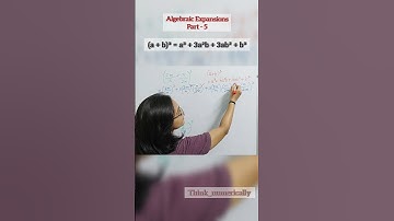 Algebraic Expansions #maths #shorts #thinknumerically