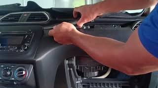 How to remove car stereo and instrument cluster of all new Dzire and swift?