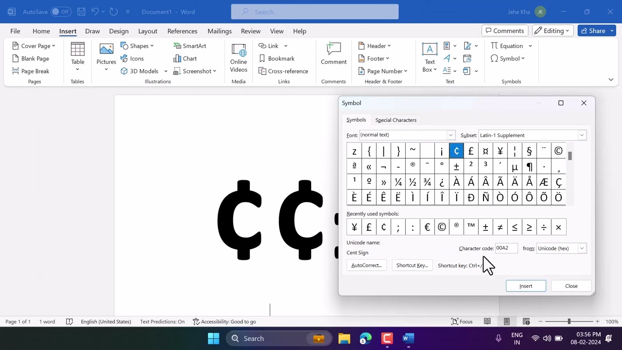 What Is The Symbol Of Cents