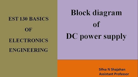 EST 130|BASICS OF ELECTRONICS| MODULE 5|PART 1