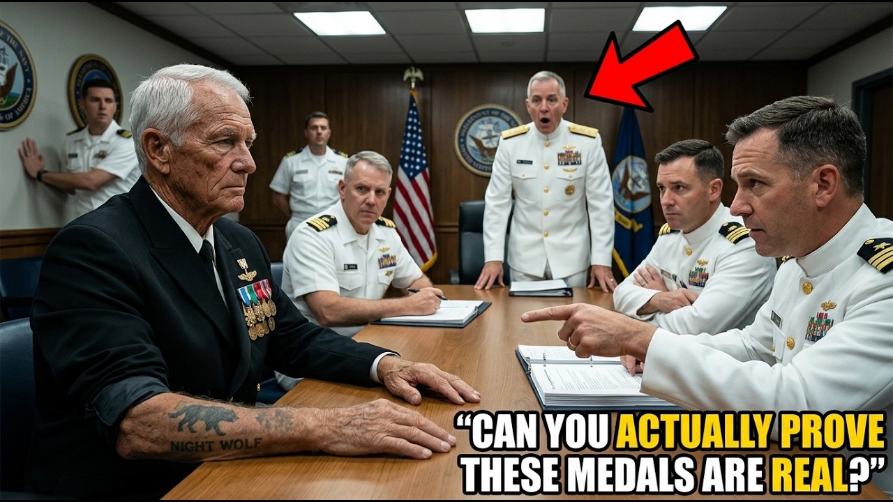 They Questioned the Old Veteran's Medals — Until "NIGHT WOLF" Left the Admiral Speechless