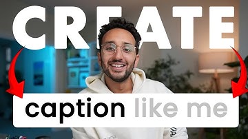 (VERY EASY) How to Create Caption Like Ali Abdaal