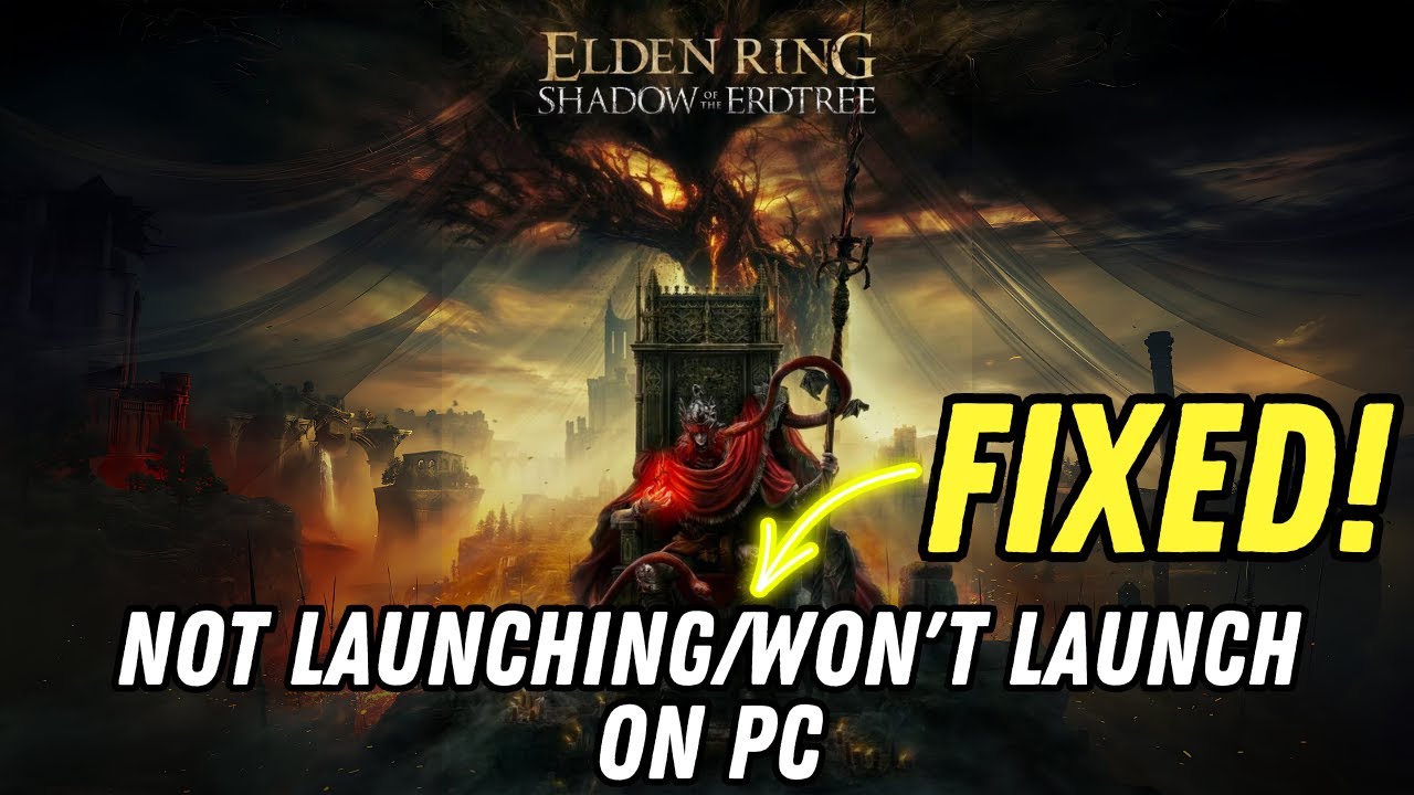 How to Fix Elden Ring Not Launching Won't Launch On PC YouTube