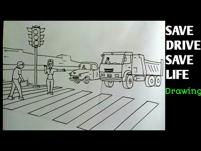 Drawing On Road Safety – India NCC