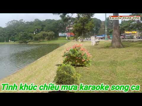 tình khúc chiều mưa karaoke song ca