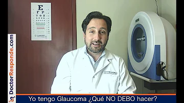 ¿Qué no debe hacer si tiene glaucoma?