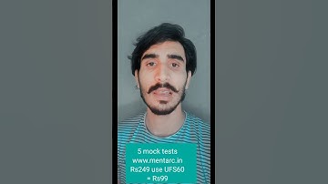 Nrti 5 mock test only 99 use UFS60 ,HURRY UP 🎉🎉 deal for limited time