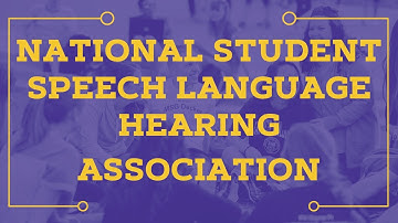 National Student Speech Language Hearing Association