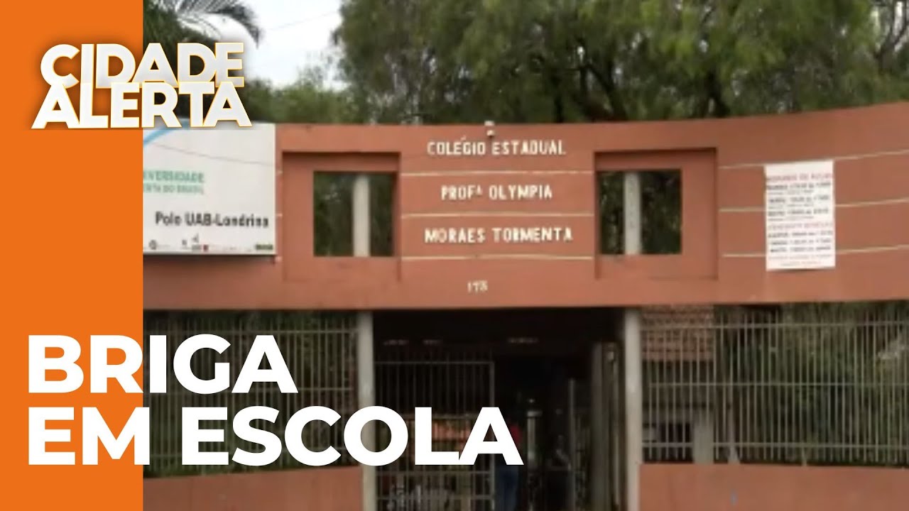 Confusão de pais na saída de escola termina na delegacia