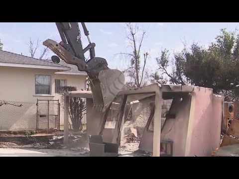 Wildfire debris removal continues in Eaton, Palisades Fire zones