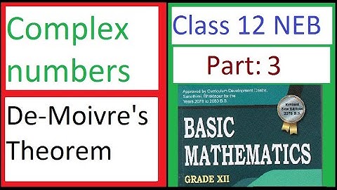 Complex number - De Moivre