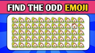 FIND THE ODD EMOJI OUT in this Odd Emoji Puzzle! 🧩 IOdd One Out Puzzle | Find The Odd Emoji Quizzes